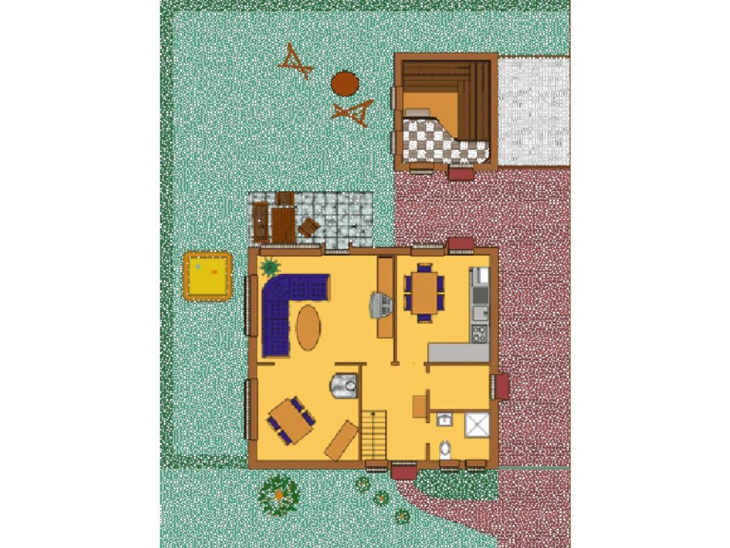 Ferienhaus Deichwiese Grundriss EG-2