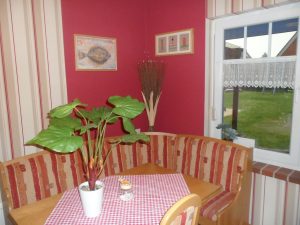 Ferienhaus Deichwiese Sitzecke Küche